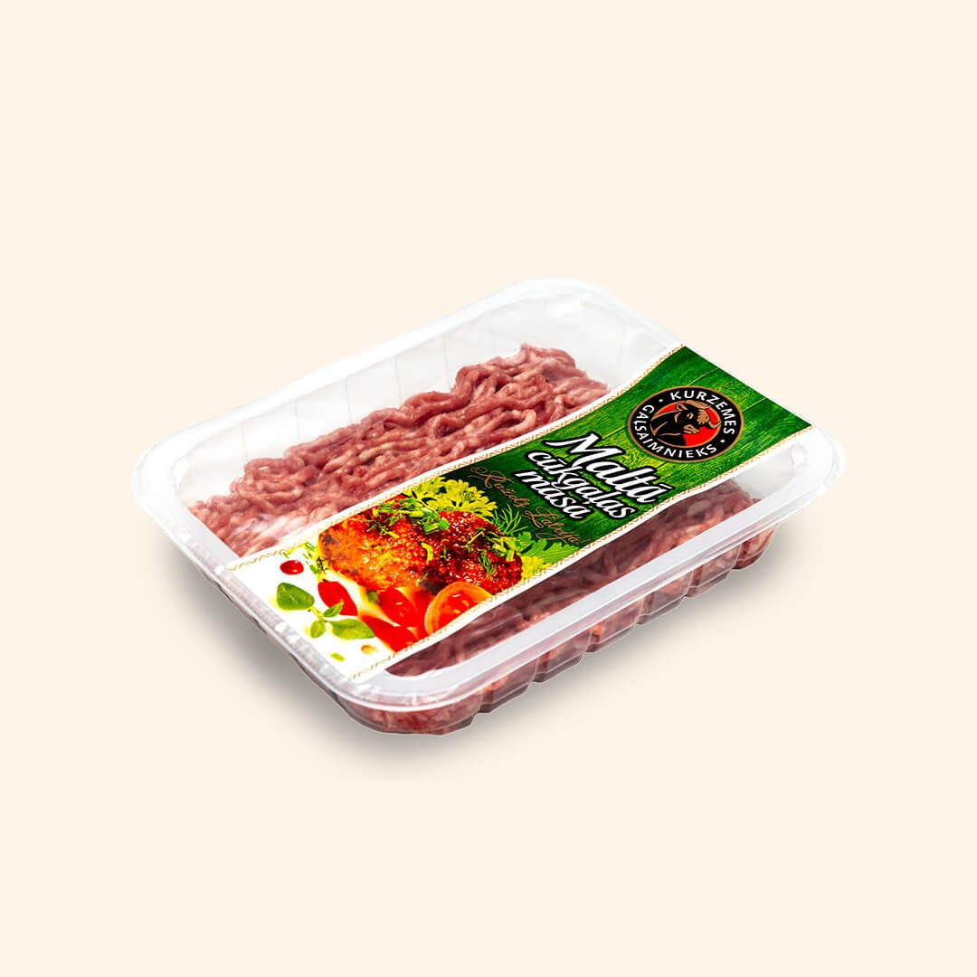 Pork minced meat mass