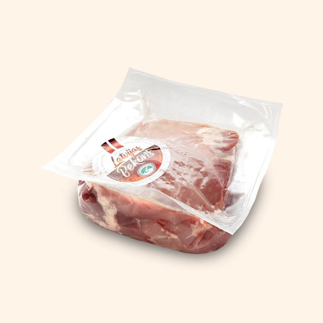 Boneless and skinless pork ham