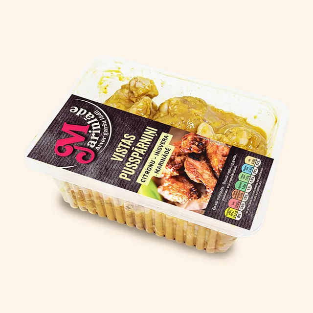 Полукрылышки куриные в лимонно-имбирном маринаде