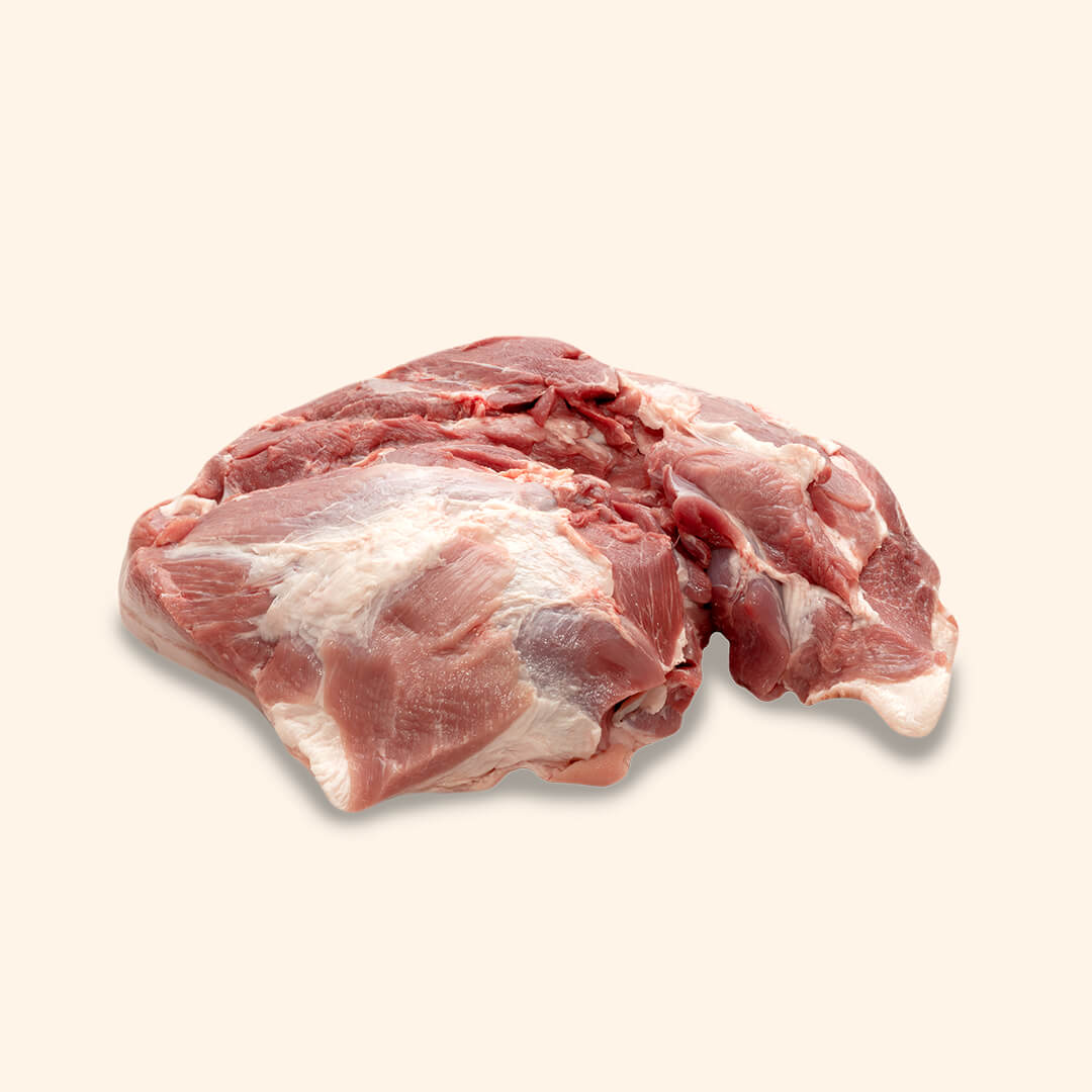 Boneless pork shoulder with skin
