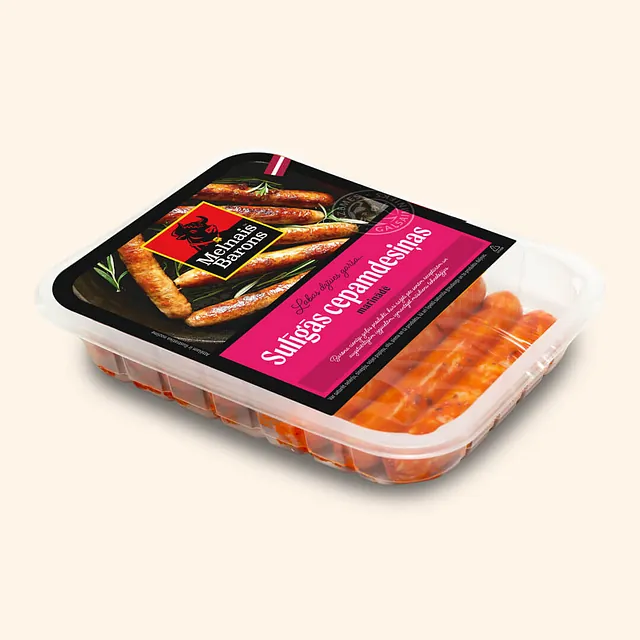 Juicy grill sausages in marinade “Black Baron”